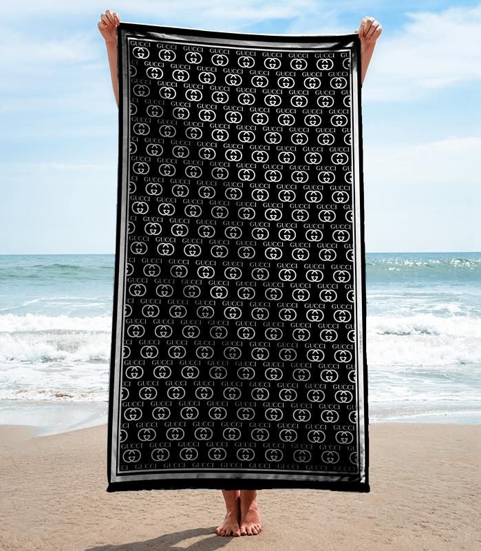 Gucci Beach Towel Soft Cotton Fashion Accessories Luxury Summer Item