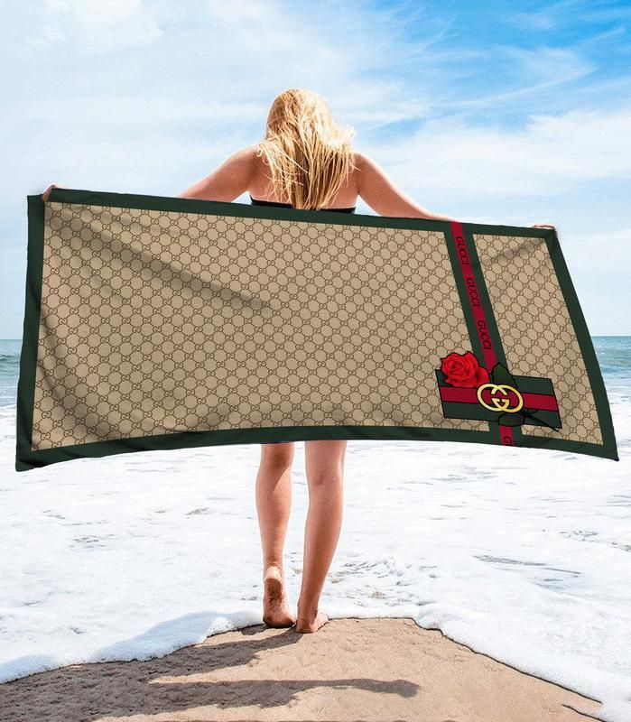 Gucci Beach Towel Summer Item Luxury Soft Cotton Accessories Fashion