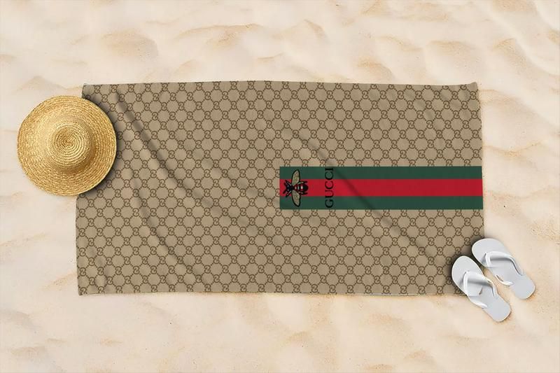 Gucci Beach Towel Summer Item Soft Cotton Fashion Luxury Accessories