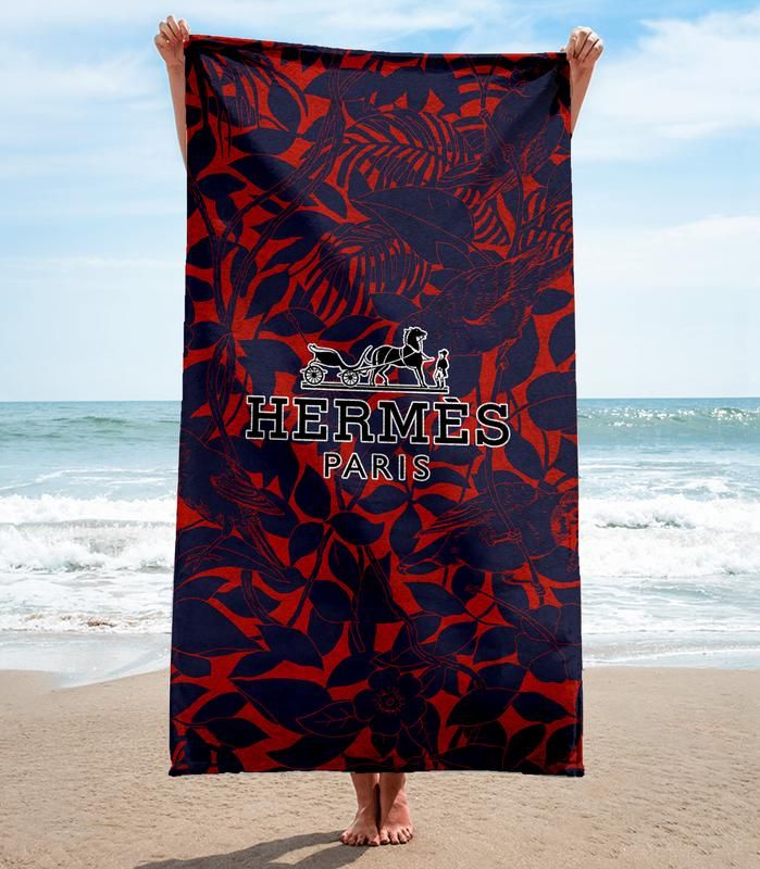 Hermes Beach Towel Luxury Summer Item Accessories Soft Cotton Fashion