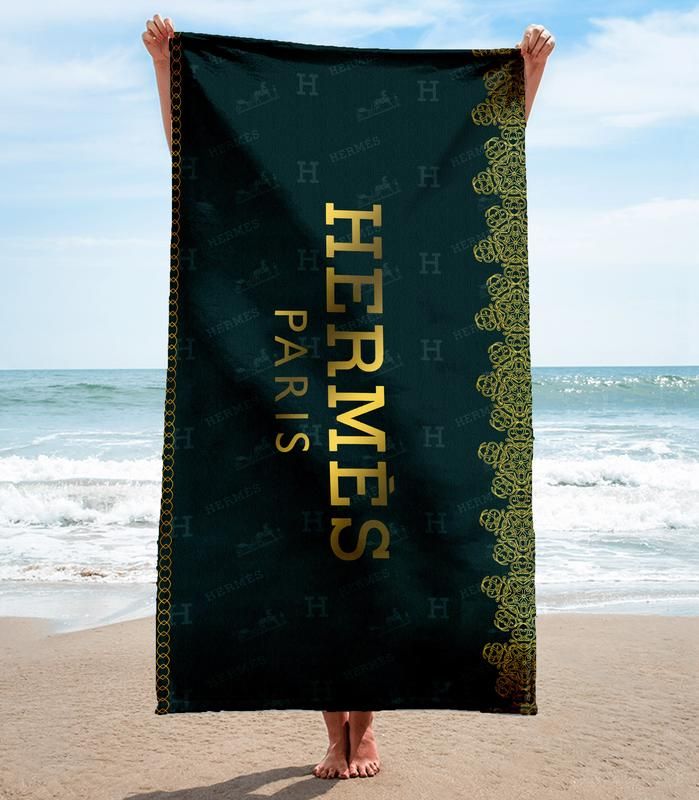 Hermess Beach Towel Soft Cotton Accessories Summer Item Luxury Fashion