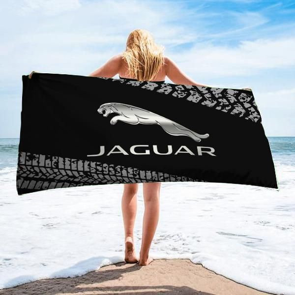 Jaguar Beach Towel Soft Cotton Summer Item Luxury Accessories Fashion