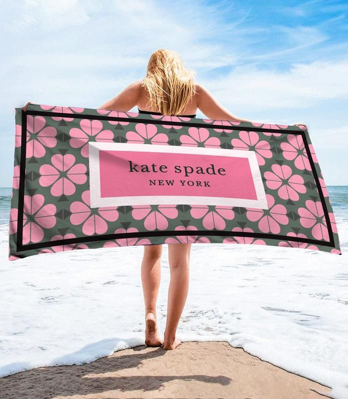 Kate Spade Beach Towel Accessories Fashion Soft Cotton Summer Item Luxury