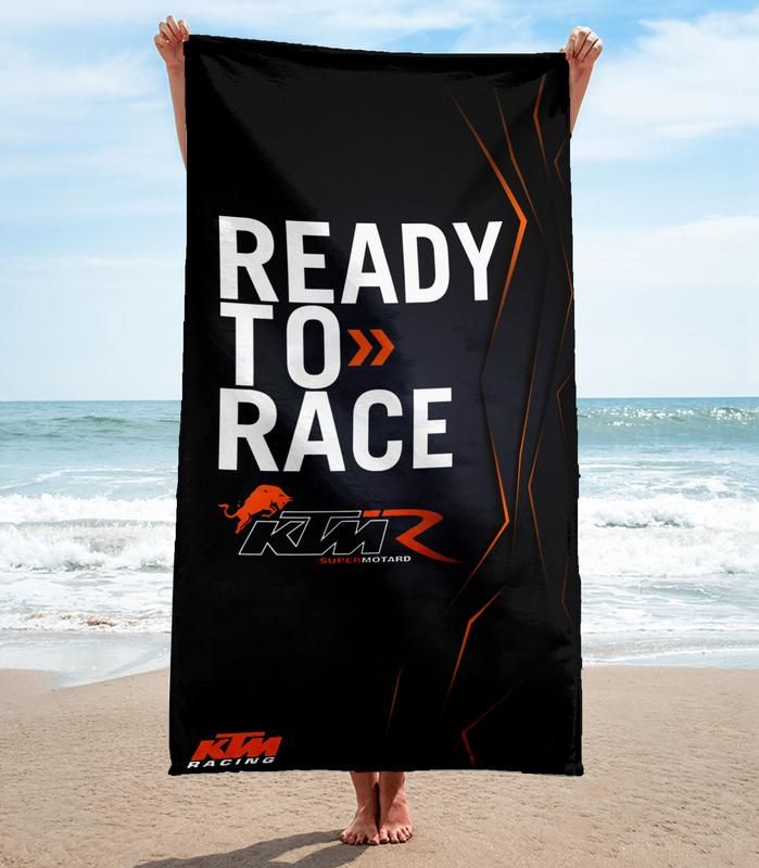 Ktm Ag Beach Towel Accessories Summer Item Fashion Soft Cotton Luxury