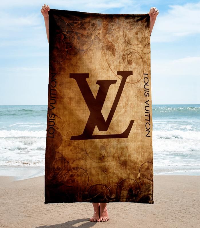 Louis Vuitton Beach Towel Soft Cotton Accessories Fashion Luxury Summer Item