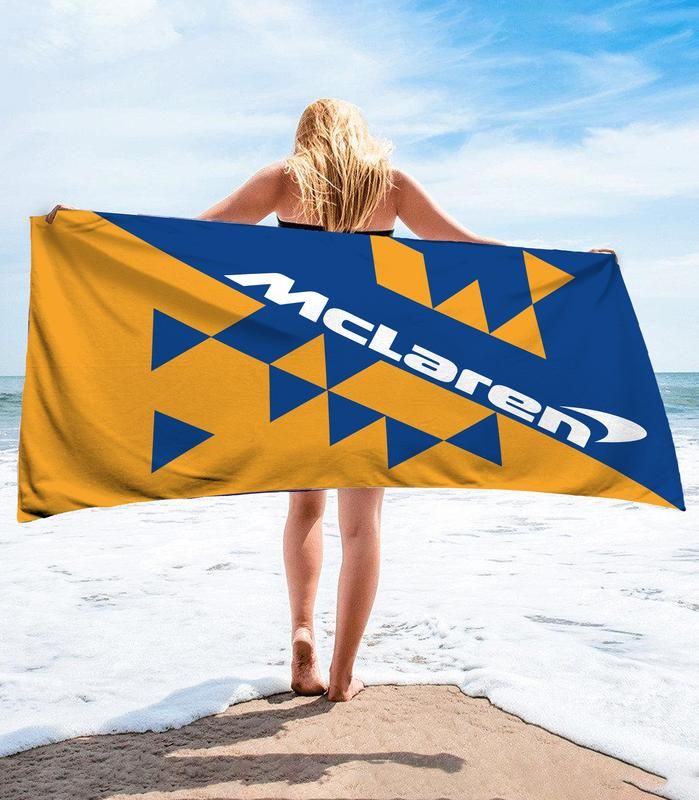 Mclaren Beach Towel Accessories Summer Item Fashion Luxury Soft Cotton