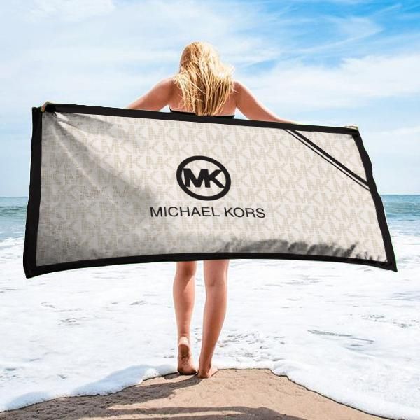 Michael Kors Beach Towel Fashion Luxury Summer Item Soft Cotton Accessories