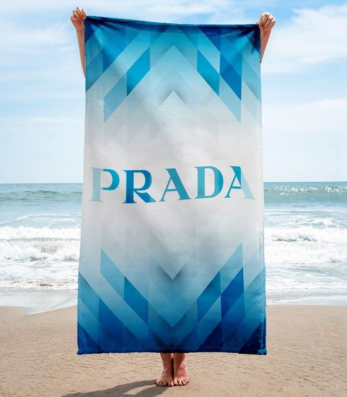 Prada Beach Towel Accessories Luxury Summer Item Soft Cotton Fashion