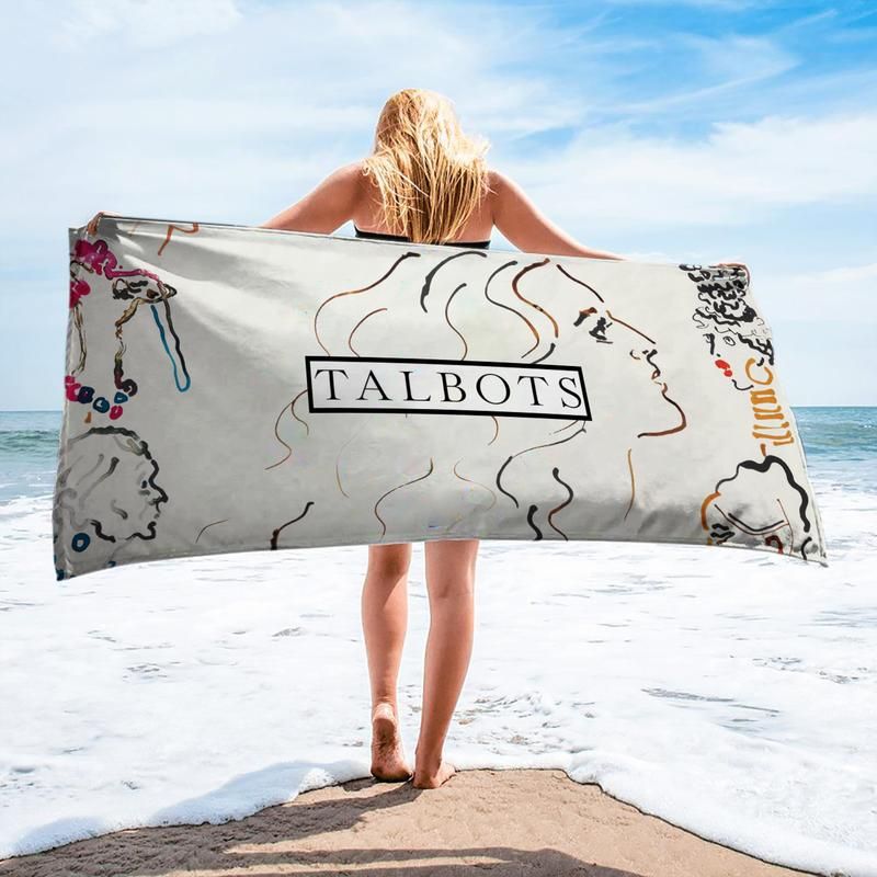 Talbots Beach Towel Soft Cotton Accessories Summer Item Luxury Fashion