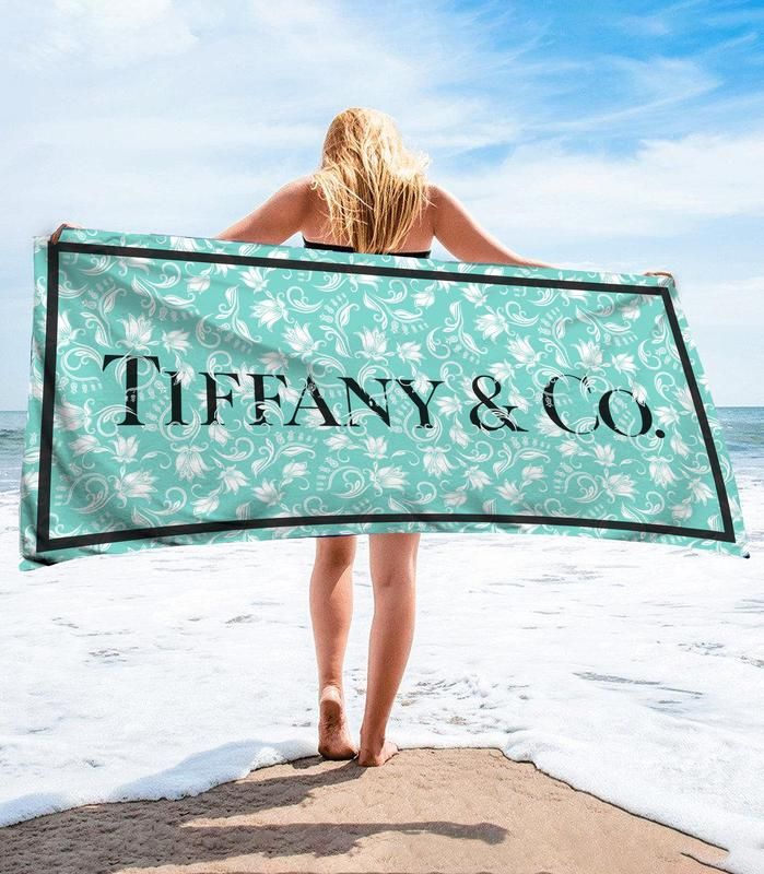 Tiffany & Co. Beach Towel Luxury Accessories Summer Item Soft Cotton Fashion