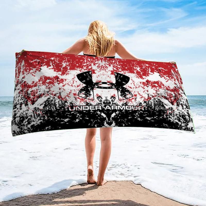 Under Armour Beach Towel Accessories Luxury Fashion Soft Cotton Summer Item