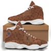 New Louis Vuitton LV Paris Light Brown  Air Jordan 13 Sneakers Shoes Luxury Trending Fashion