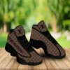 LV Louis Vuitton Brown  Air Jordan 13 Trending Fashion Luxury Shoes Sneakers