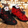 Louis Vuitton Black Red Air Jordan 13 Sneakers Trending Shoes Luxury Fashion