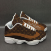 Louis Vuitton White Brown Air Jordan 13 Shoes Fashion Luxury Sneakers Trending