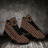 Louis Vuitton Brown Air Jordan 13 Trending Fashion Sneakers Shoes Luxury