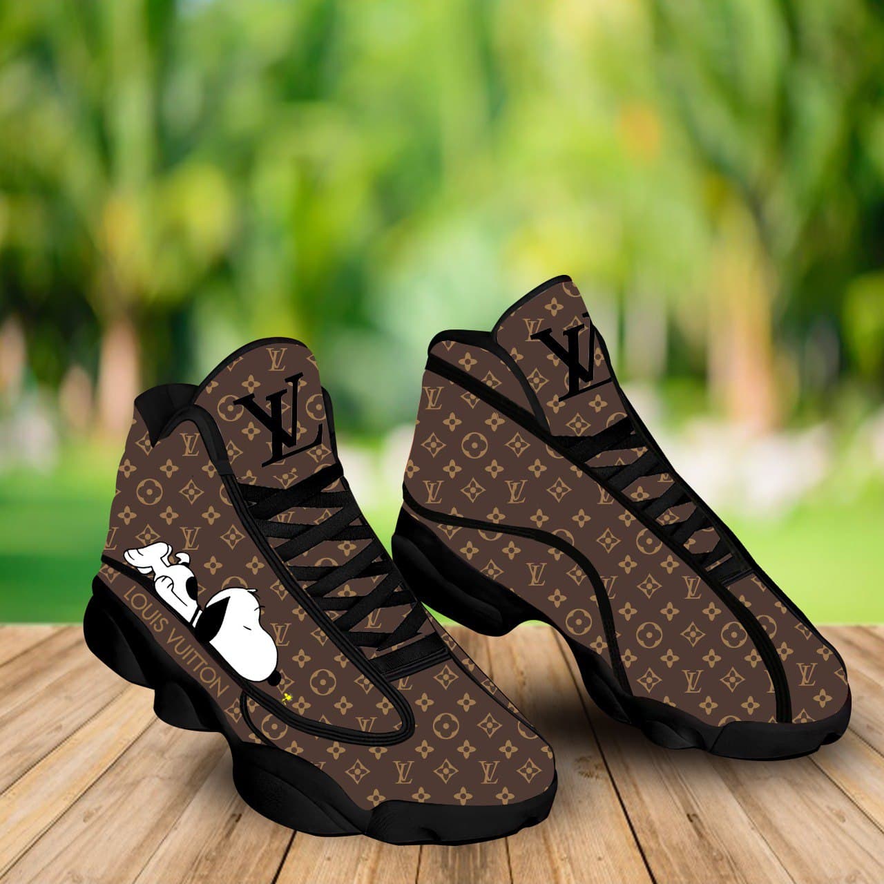 Louis Vuitton Snoopy Air Jordan 13 Shoes Fashion Luxury Trending Sneakers
