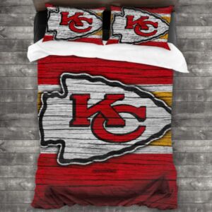 Kansas City Chiefs Logo Type 17 Bedding Sets Sporty Bedroom Home Decor