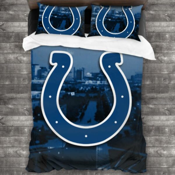 Indianapolis Colts Logo Type 20 Bedding Sets Sporty Bedroom Home Decor