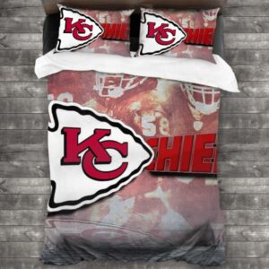 Kansas City Chiefs Logo Type 22 Bedding Sets Sporty Bedroom Home Decor