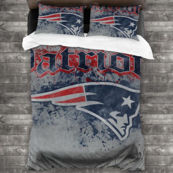 New England Patriots Logo Type 23 Bedding Sets Sporty Bedroom Home Decor