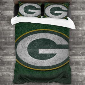 Nfl Green Bay Packers Logo Type 44 Bedding Sets Sporty Bedroom Home Decor