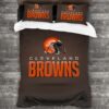 Nfl Cleveland Browns Logo Type 45 Bedding Sets Sporty Bedroom Home Decor