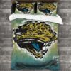 Nfl Jacksonville Jaguars Logo Type 47 Bedding Sets Sporty Bedroom Home Decor