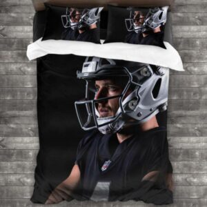 Nfl Las Vegas Raiders Logo Type 48 Bedding Sets Sporty Bedroom Home Decor