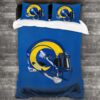 Nfl Los Angeles Rams Logo Type 53 Bedding Sets Sporty Bedroom Home Decor