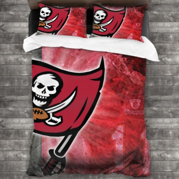 Nfl Tampa Bay Buccaneers Logo Type 62 Bedding Sets Sporty Bedroom Home Decor