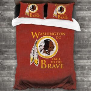 Washington Redskins Football Team Logo Type 73 Bedding Sets Sporty Bedroom Home Decor