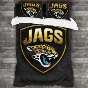 Jacksonville Jaguars Logo Type 92 Bedding Sets Sporty Bedroom Home Decor