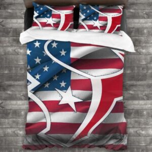 Houston Texans Logo Type 93 Bedding Sets Sporty Bedroom Home Decor