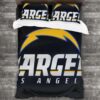 Los Angeles Chargers Logo Type 96 Bedding Sets Sporty Bedroom Home Decor