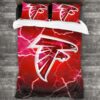 Nfl Atlanta Falcons Logo Type 99 Bedding Sets Sporty Bedroom Home Decor