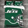 New York Jets Logo Type 100 Bedding Sets Sporty Bedroom Home Decor