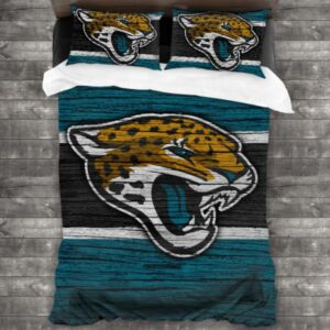 Nfl Jacksonville Jaguars Logo Type 111 Bedding Sets Sporty Bedroom Home Decor