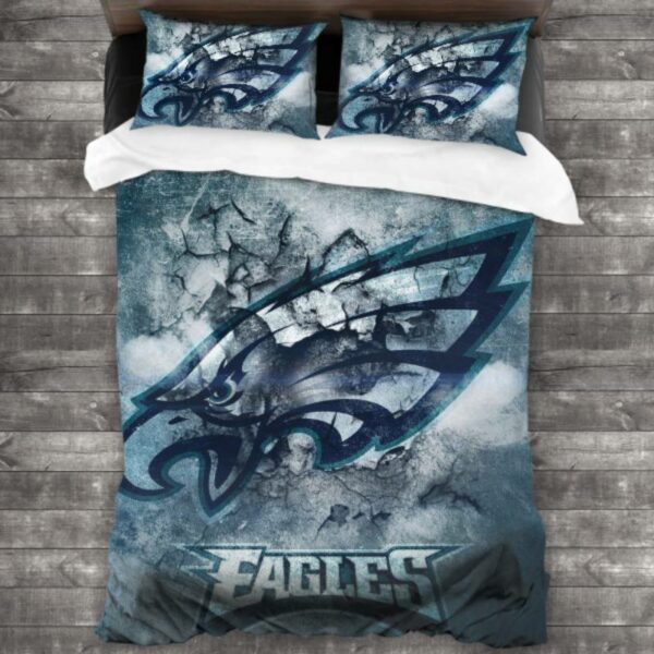 Nfl Philadelphia Eagles Logo Type 121 Bedding Sets Sporty Bedroom Home Decor