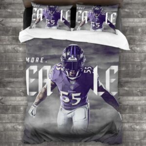 Baltimore Ravens Logo Type 140 Bedding Sets Sporty Bedroom Home Decor