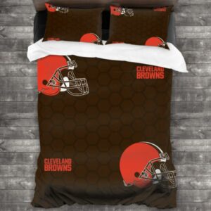 Cleveland Browns Logo Type 214 Bedding Sets Sporty Bedroom Home Decor