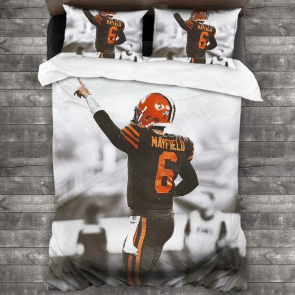 Cleveland Browns Logo Type 217 Bedding Sets Sporty Bedroom Home Decor