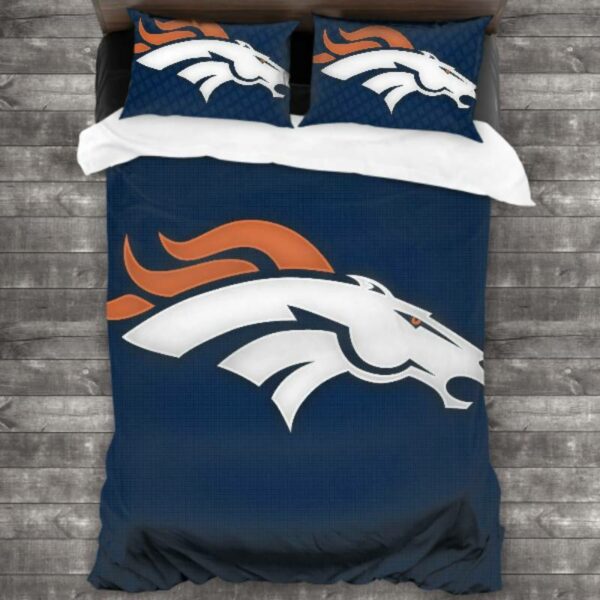 Denver Broncos Logo Type 221 Bedding Sets Sporty Bedroom Home Decor