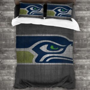 Nfl Seattle Seahawks Logo Type 270 Bedding Sets Sporty Bedroom Home Decor