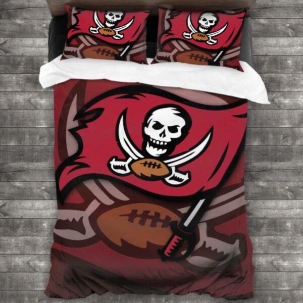 Nfl Tampa Bay Buccaneers Logo Type 272 Bedding Sets Sporty Bedroom Home Decor