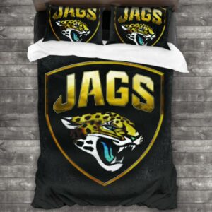 Jacksonville Jaguars Logo Type 296 Bedding Sets Sporty Bedroom Home Decor