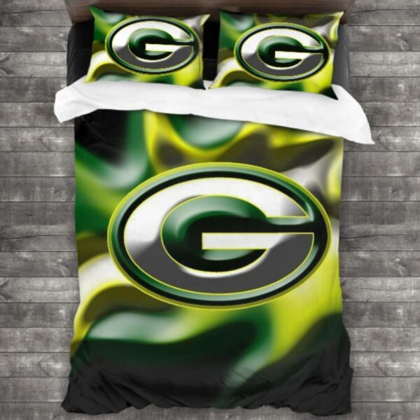 Green Bay Packers Logo Type 302 Bedding Sets Sporty Bedroom Home Decor