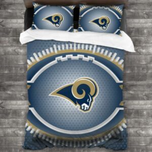 Los Angeles Rams Logo Type 304 Bedding Sets Sporty Bedroom Home Decor