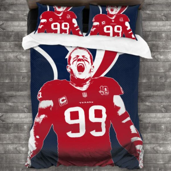 Nfl Houston Texans Logo Type 314 Bedding Sets Sporty Bedroom Home Decor