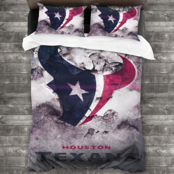 Nfl Houston Texans Logo Type 316 Bedding Sets Sporty Bedroom Home Decor